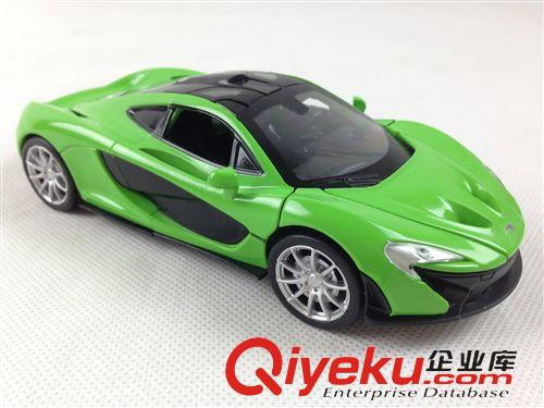 嘉業(yè)車模 嘉業(yè)1:32 邁凱輪P1跑車 聲光合金汽車回力模型兒童玩具原始圖片2