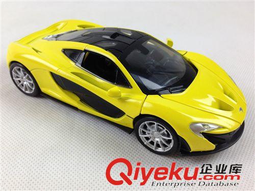 嘉業(yè)車模 嘉業(yè)1:32 邁凱輪P1跑車 聲光合金汽車回力模型兒童玩具原始圖片3