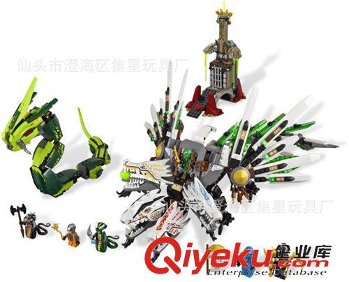 益智拼裝積木 zp博樂 新款博樂9789拼裝積木 神獸忍者四頭龍龍船史詩大決戰原始圖片2