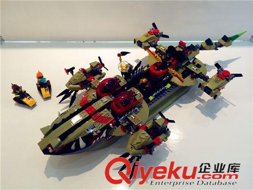 益智拼裝積木 神獸cj 忍者玩具zp博樂忍者10055逆天鷹疾速戰(zhàn)機 拼裝積木
