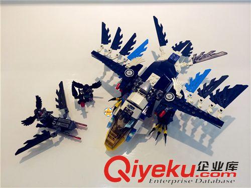 益智拼裝積木 新款zp博樂氣功cj10057 鷹杰斯的鷹隼攔截機益智拼裝積木玩具