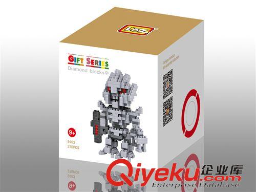 積木 俐智loz鉆石小顆粒積木 塑料拼插拼裝積木變形金剛系列9402擎天柱原始圖片3