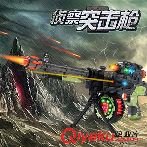 玩具槍 東發(fā)DF12218B+ 紅外線沖鋒槍 男孩玩具音樂(lè)機(jī)關(guān)槍 軍事模型玩具槍原始圖片2