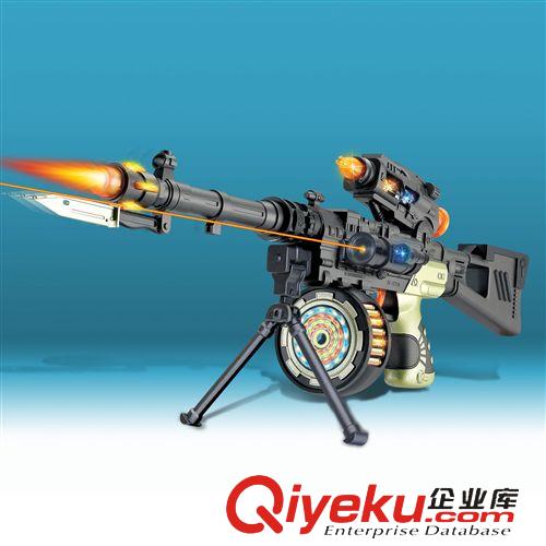 玩具槍 東發(fā)DF12218B+ 紅外線沖鋒槍 男孩玩具音樂(lè)機(jī)關(guān)槍 軍事模型玩具槍原始圖片3