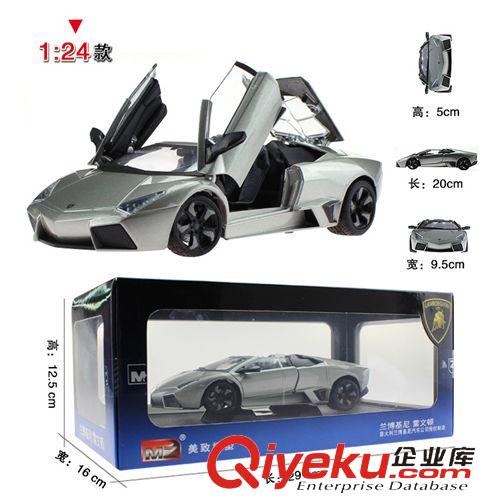 合金車模 一件代發(fā) MZ美致1：24蘭博基尼雷文頓 1:24正版授權(quán)合金靜態(tài)車模原始圖片2