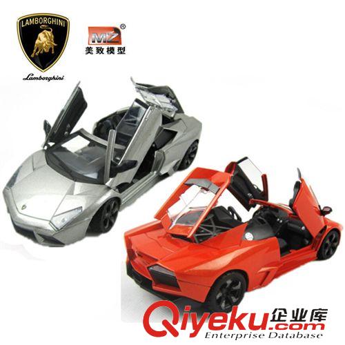 合金車模 一件代發(fā) MZ美致1：24蘭博基尼雷文頓 1:24正版授權(quán)合金靜態(tài)車模原始圖片3