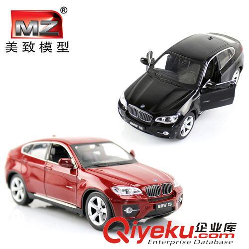 合金車模 一件代發(fā) MZ美致26019 正版授權(quán)1:24合金寶馬X6靜態(tài)車模 收藏禮物原始圖片2
