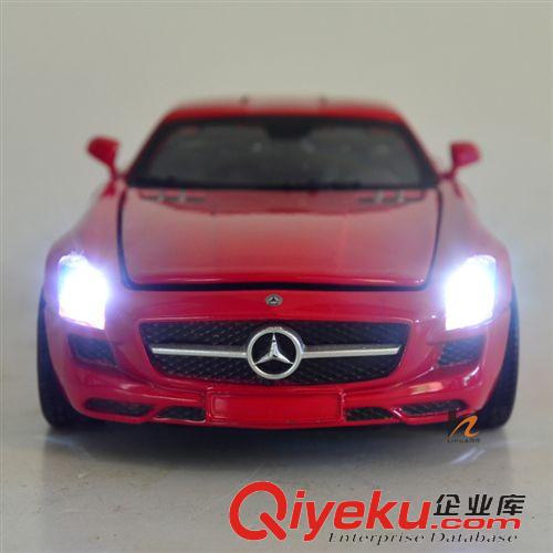 合金車模 美致25016 正版1:32合金奔馳迷你型車模 聲光回力車 兒童玩具車原始圖片3
