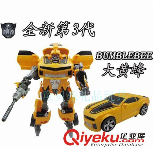 變形金剛 爆款2298 變形大黃蜂 帶聲光 變形金剛 一手貨源 人車變形二合一