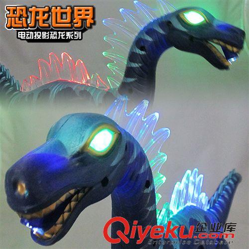 電動閃光玩具 批發(fā)大號40多厘米 投影行走帶燈光叫聲仿真電動恐龍模型 兒童玩具原始圖片3