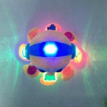 電動閃光玩具 大號電動萬向章魚 燈光音樂旋轉 智趣章魚八爪魚電動積木益智玩具原始圖片3