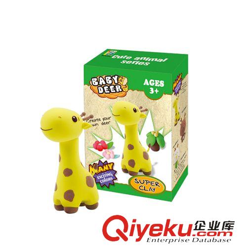 彩泥公仔 BN益智超輕粘土DIY 動(dòng)物系列 BN8894-1，-2，-3鹿3d塑性彩泥原始圖片3