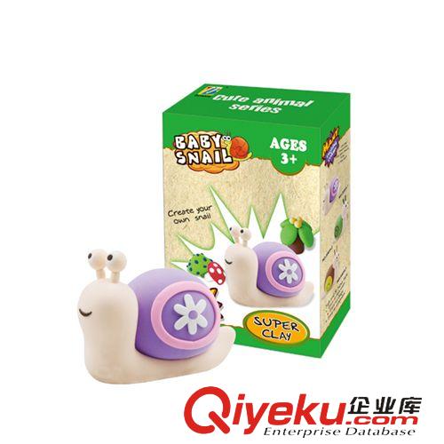 彩泥公仔 BN益智超輕粘土DIY 動物系列 BN8889-1 ，-2，-3蝸牛3d塑性彩泥