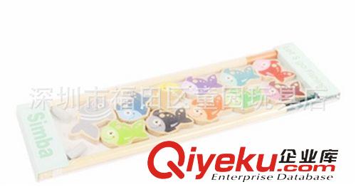 釣魚類 趣味木制釣魚玩具 超長桿磁性釣魚 親子玩具益智原始圖片3
