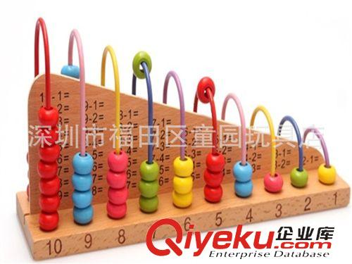珠算架類 木制玩具 圓形數(shù)字棒組合 數(shù)數(shù)棒 兒童早教益智玩具 寶寶學(xué)習(xí)數(shù)數(shù)