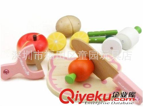 過家家玩具 Hello Kitty蔬菜切切 磁性水果切切看 兒童切切樂玩具