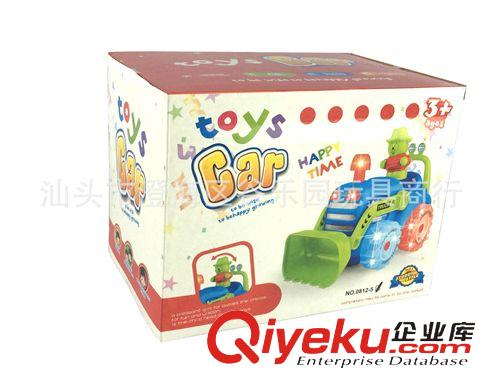 電動(dòng)卡通 電動(dòng)工程農(nóng)夫車車輪燈光農(nóng)夫大鏟車慣性挖掘機(jī)兒童嬰兒玩具原始圖片2