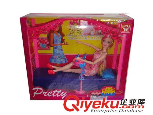 家具玩具 熱銷玩具廠家直銷 家具玩具套裝配11.5寸芭比娃娃 女孩過家家玩具