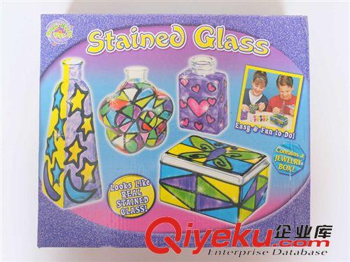 彩繪玩具 【熱銷彩繪玩具】兒童益智彩繪閃閃玻璃瓶【彩盒包裝】