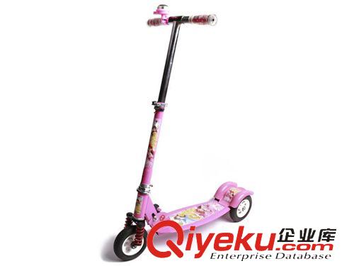 滑板車 全鐵加寬板大減震橡膠輪三輪滑板車