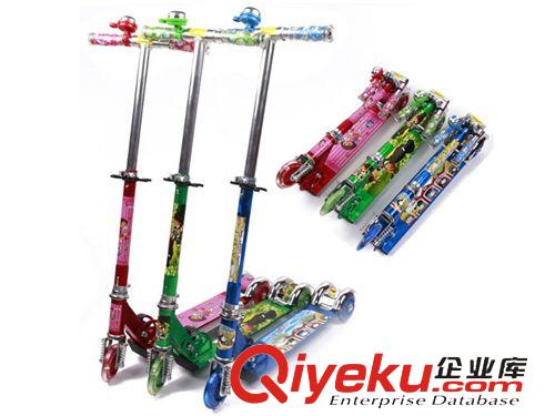 滑板車 全鐵加寬板大減震橡膠輪三輪滑板車