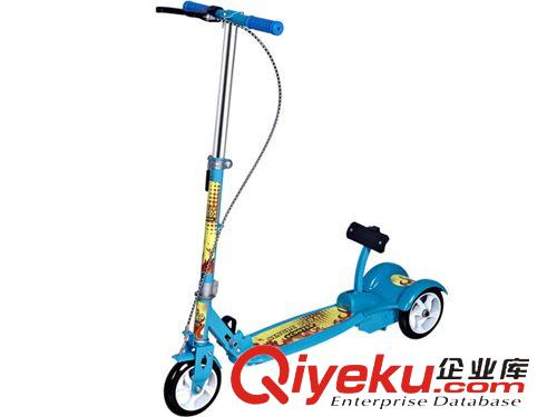 滑板車 【熱銷滑板車】全鋁三輪滑板車【帶燈.帶手剎】