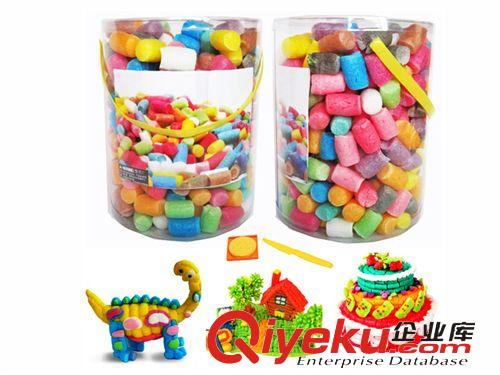 積木 【熱銷積木】兒童玉米粉粘水積木【PVC圓筒包裝】