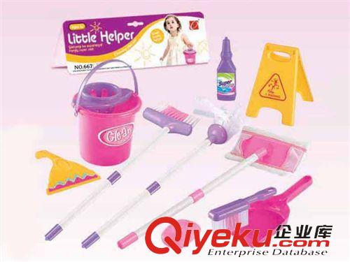 其他過家家玩具 兒童過家家玩具 仿真清潔套裝打掃衛生工具 模仿學習玩具H036496