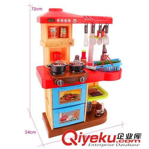 萬達(dá)餐廚具玩具 萬達(dá)超大號(hào)女孩過家家廚具餐具臺(tái)寶寶煮飯益智玩具套裝 WYD-317原始圖片2