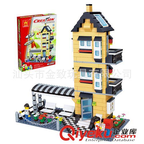 萬格品牌積木 DIY立高積木益智啟蒙開智邦寶拼插工程玩具040801