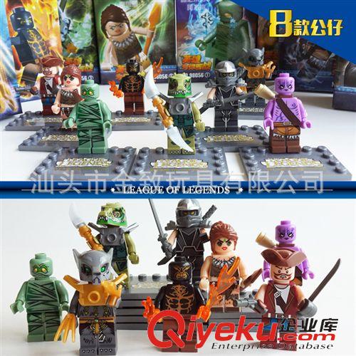 開智品牌積木 zp開智 LOL英雄聯(lián)盟人偶公仔8款98056 益智拼裝積木兒童塑膠