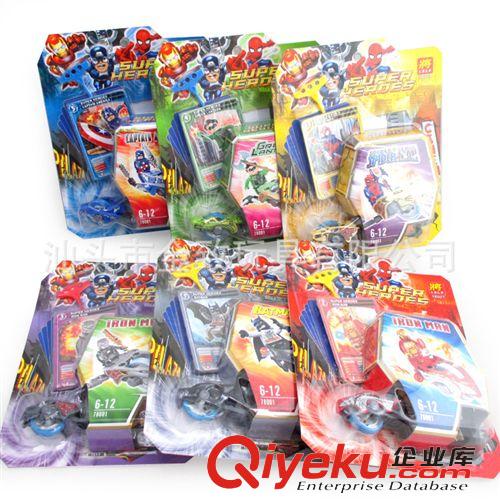 群隆品牌積木 動漫影視玩具 英雄小聯盟積木 吸板 6款混裝 兒童玩具 78001原始圖片2