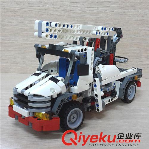 得高品牌積木 {zx1} zp得高拼裝積木玩具3346起重機車 吊車工程車 益智玩具