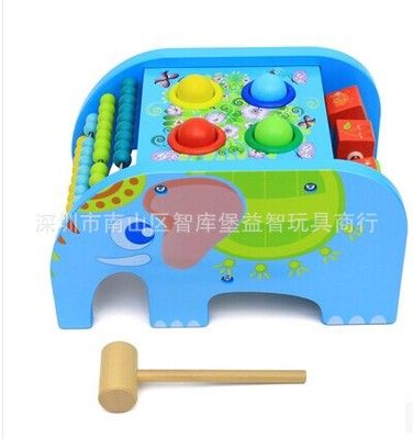 積木/拆裝/串珠/拼圖/配對玩具 童商貝貝熊50粒 拼插積木  兒童腦部開發益智玩具 積木益智玩具