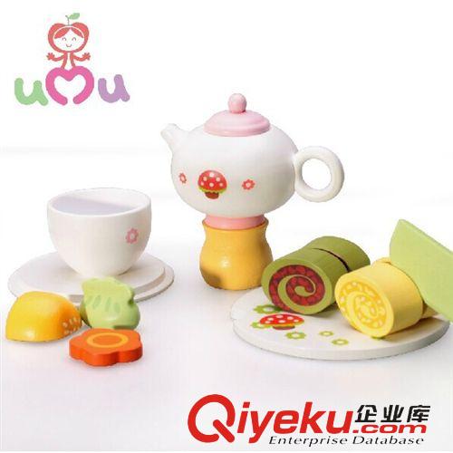 彩泥/過家家玩具 【優(yōu)木玩具】木制兒童早教益智可愛過家家愛生活系列中式早茶原始圖片2