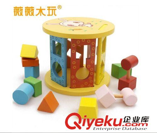 薇薇木玩 薇薇木玩 兒童益智早教玩具 卡通形狀輪 訓練寶寶手眼協調