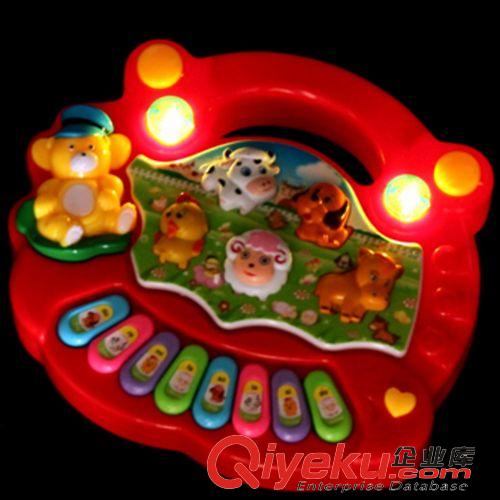 音樂玩具 七彩小狗敲敲琴 音樂/學步玩具 狗型拖琴 八音 兒童益智玩具熱賣
