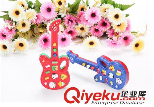 益智玩具 電子音樂(lè)吉他12首童謠 電子琴嬰幼兒玩具廠家批發(fā)原始圖片2