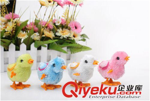 早教玩具 美麗可愛的 上鏈 發條毛絨小雞小玩具 地攤熱賣 實惠批發原始圖片2