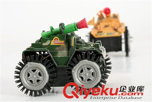 早教玩具 電動閃光特技翻斗坦克玩具 軍事模型玩具原始圖片3