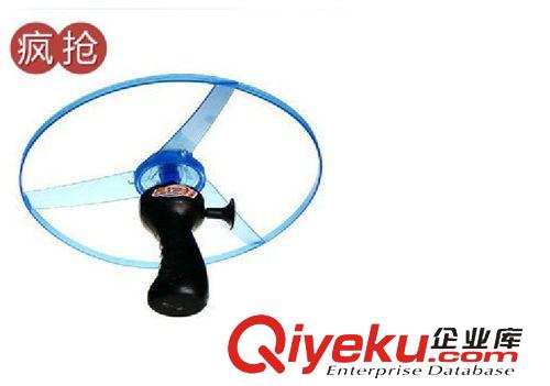 早教玩具 25CM大號(hào)UFO三燈發(fā)光拉線飛碟  閃光拉線旋轉(zhuǎn)飛盤(pán)   兒童發(fā)光玩具原始圖片3