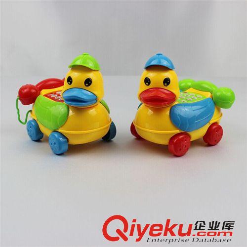 早教玩具 熱賣義烏兒童早教玩具 益智/ 發(fā)光/音樂鴨子電話機(jī)/座機(jī)地?cái)傌浽丛紙D片3