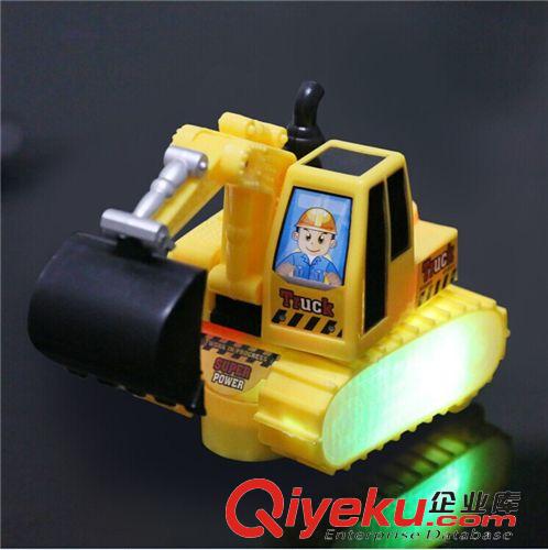 電動玩具 新款萬向明輪360度旋轉帶燈光  工程車 兒童挖掘機電動玩具熱賣款