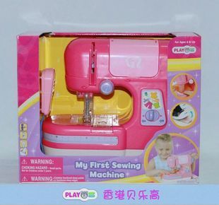 貝樂高 貝樂高Playgo兒童縫紉機3050G女孩過家家玩具 布藝手工DIY zp