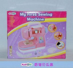 貝樂高 貝樂高Playgo兒童縫紉機3050G女孩過家家玩具 布藝手工DIY zp原始圖片2