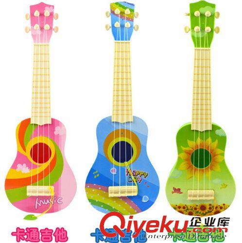 熱銷產品 仿真吉他 音樂早教吉他 兒童樂器益智玩具 可彈奏葫蘆型音律批發原始圖片2