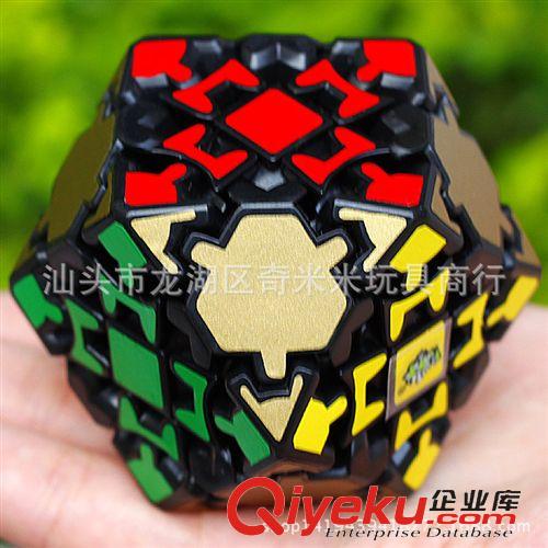 新品上架 【藍藍zp齒輪十四面體魔方】齒輪異形魔方 益智玩具批發tj