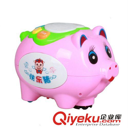 新品上架 多功能拍拍鼓智能打鼓豬兒童玩具學(xué)習(xí)機故事機早教益智玩具tj原始圖片2