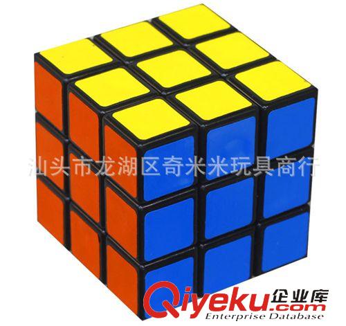藍藍zp魔方 藍藍zp lanlan二階白色色貼紙魔方 專業比賽魔方 益智玩具