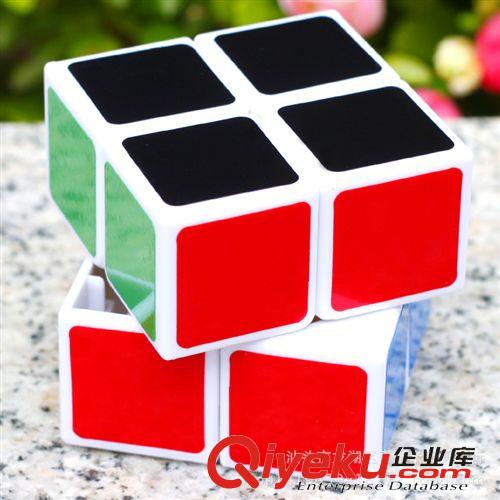 藍藍zp魔方 藍藍zp lanlan二階白色色貼紙魔方 專業比賽魔方 益智玩具原始圖片2